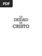 La Deidad de Cristo. Jhon Mac Arthur