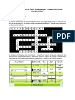 Taller "Fundamentos y Conceptualización Del Concepto Medida"