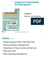 Operations Management: Sustainability and Supply Chain Management