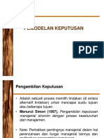 Pemodelan Keputusan