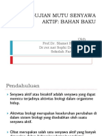 Analisis Bahan Baku