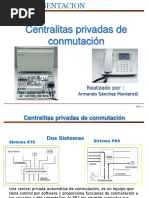 Centralitas Privadas de Conmutación: Realizado Por