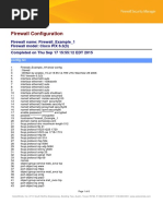 Firewall Configuration