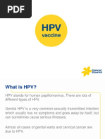 HPV Vaccine Powerpoint Presentation