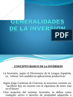 Presentacion Generalidades de La Inversion