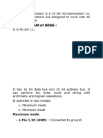 PIN DIAGRAM of 8086:: Maximum Mode - Pin 1,20 (GND) : Connected To Ground