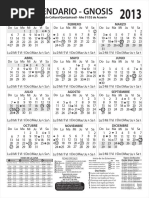 Calendario Gnostico PDF