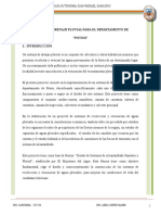 Sistema de Drenaje Pluvial para El Departamento de