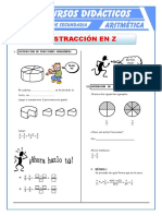 17sustracción de Números Racionales para Primer de Secundaria