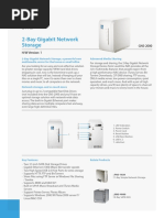 2-Bay Gigabit Network Storage: GNS-2000 H/W Version: 1