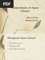 Biomechanics of Space Closure