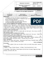 Dme Syllabus Format