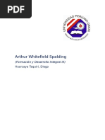 Arthur Whitefield Spalding: (Formación y Desarrollo Integral IX)