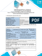 Guia de Actividades y Rubrica de Evaluacion - Fase 3 - Informe de Evaluación de Un Proceso General Del Servicio Farmacéutico Hospitalario