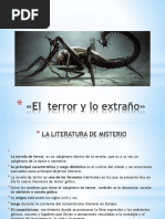 El Terror y Lo Extraño