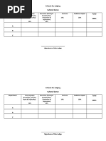 Criteria For Judging Cultural Dance Total 100%