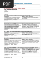 Critical Appraisal For Therapy Articles: Are The Results of The Trial Valid? (Internal Validity)