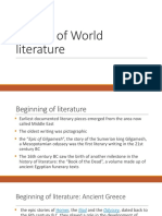 History of World Literature