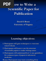 How To Write Scientific Paper PDF