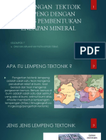 Hubungan Tektonik Lempeng Dengan Proses Pembentukan Endapan