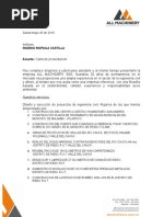 Carta Presentacion Empresa