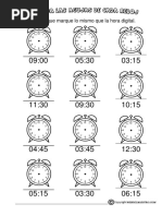 Aprender Las Horas Del Reloj Páginas 1 20