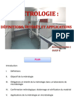 Metrologie Microbiologie