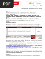 Cotización GND-2017!08!004 Unidad Educativa Nacional Elezar López Contreras