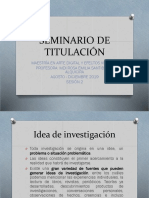 Seminario de Titulación