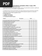 Inventario de Pensamientos Automáticos