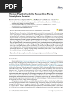 Sensors: Human Physical Activity Recognition Using Smartphone Sensors