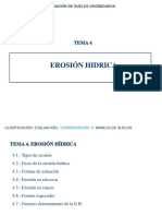 Degradacion de Suelos Por Erosion Hidrica