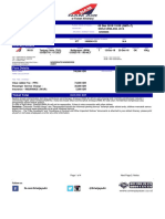 Reservation Details: E-Ticket Itinerary