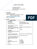 A Detailed Lesson Plan in Reading