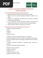 MÓDULO 9 Ejercicios de Autoevaluación (2018-2019)