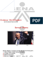 Evidence: World Leaders: by Erika Daniela Prada Contreras