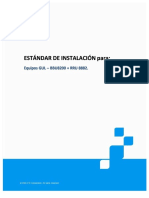 Estándar de Instalación Para: Estándar de Instalación Para:: Equipos GUL - BBU8200 + RRU 8882