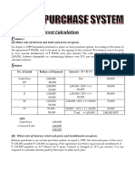 Problems On Interest Calculation P: (A) When Rate of Interest and Total Cash Price Are Given