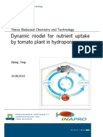 Dynamic Model For Nutrient Uptake by Tomato Plant in Hydroponics