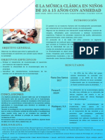 Impacto de La Musica Clasica en Niños Autistas de 10 A 15 Años Con Ansiedad. Cartel