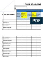 Ficha para Evaluar Los Acuerdos de Convivencia