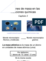 Sesión 1 - Relaciones de Masa en Las Reacciones Químicas