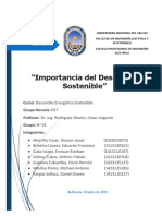 Importancia Del Desarrollo Sostenible PDF