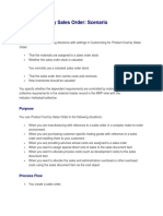 Product Cost by Sales Order: Scenario: Prerequisites