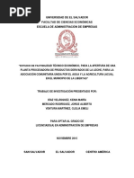 Universidad de El Salvador Facultad de Ciencias Económicas Escuela de Administración de Empresas