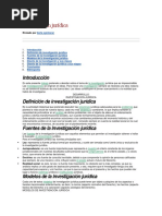 Investigación Jurídica