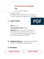 Lesson Plan Melody