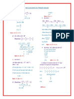 Inecuaciones de Primer Grado Terminando