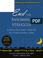 End The Insomnia Struggle - A Step-by-Step Guide To Help You Get To Sleep and Stay Asleep PDF