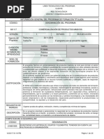 Programa Tecnico en Comercialización de Productos de Consumo Masivo